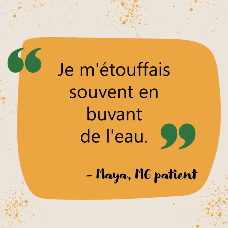 Notre quotidien de myasthénique